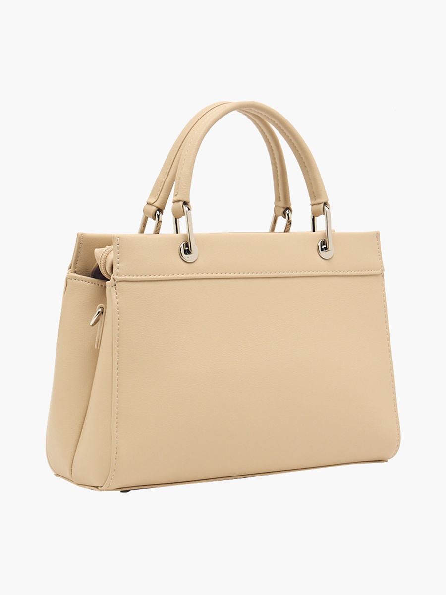 Embroidered Tote Bag with Pouch