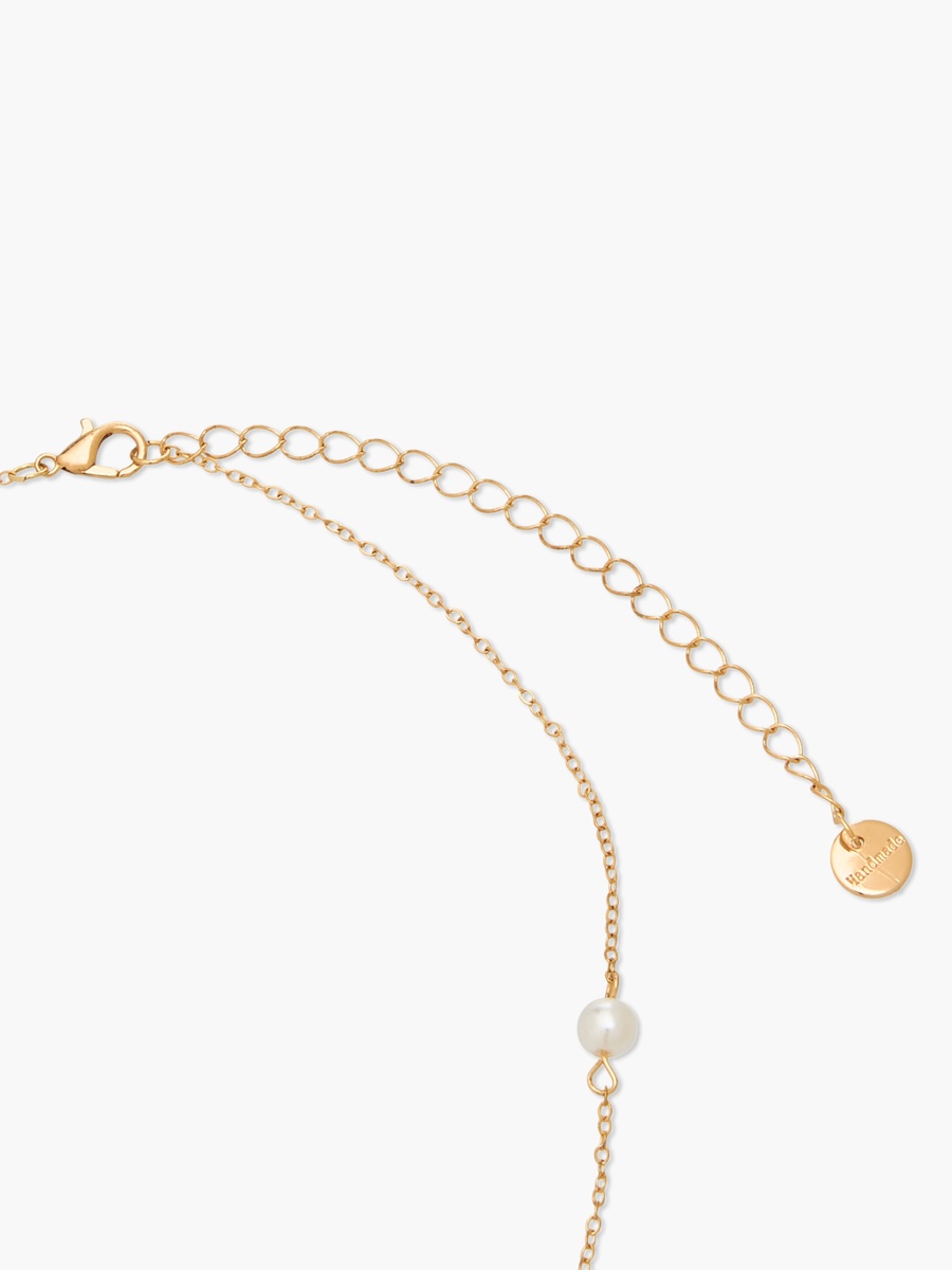 Pack of 2 Gold Tone Necklace with Pendants