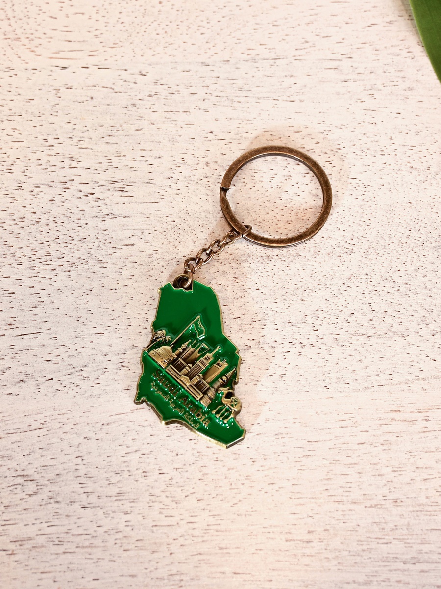 ميدالية مفاتيح بخريطة المملكة العربية السعودية