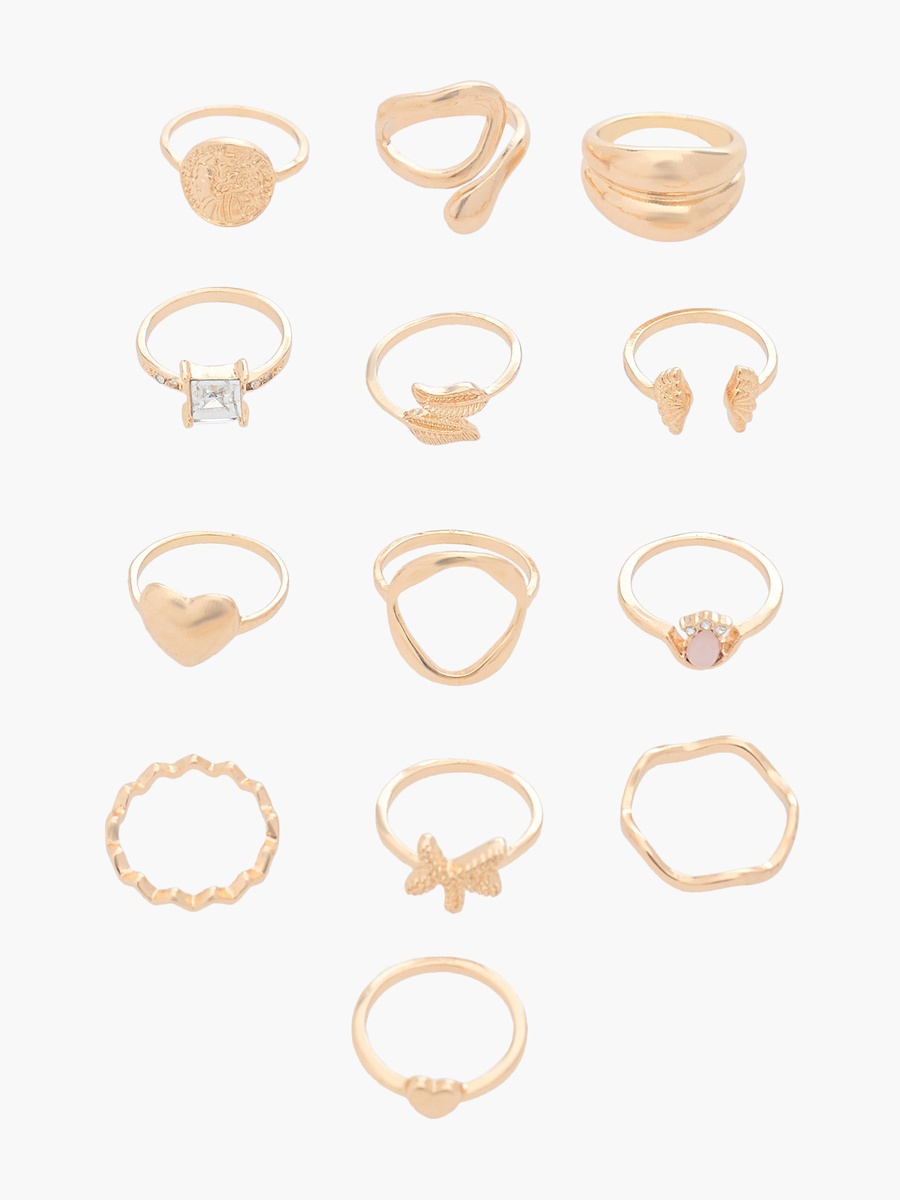Set of 13 - Metallic Ring