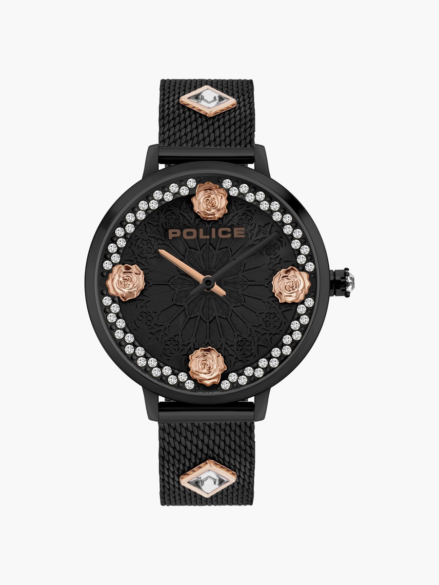 Socotra Black Stainless Steel Bracelet Quartz Analog Watch