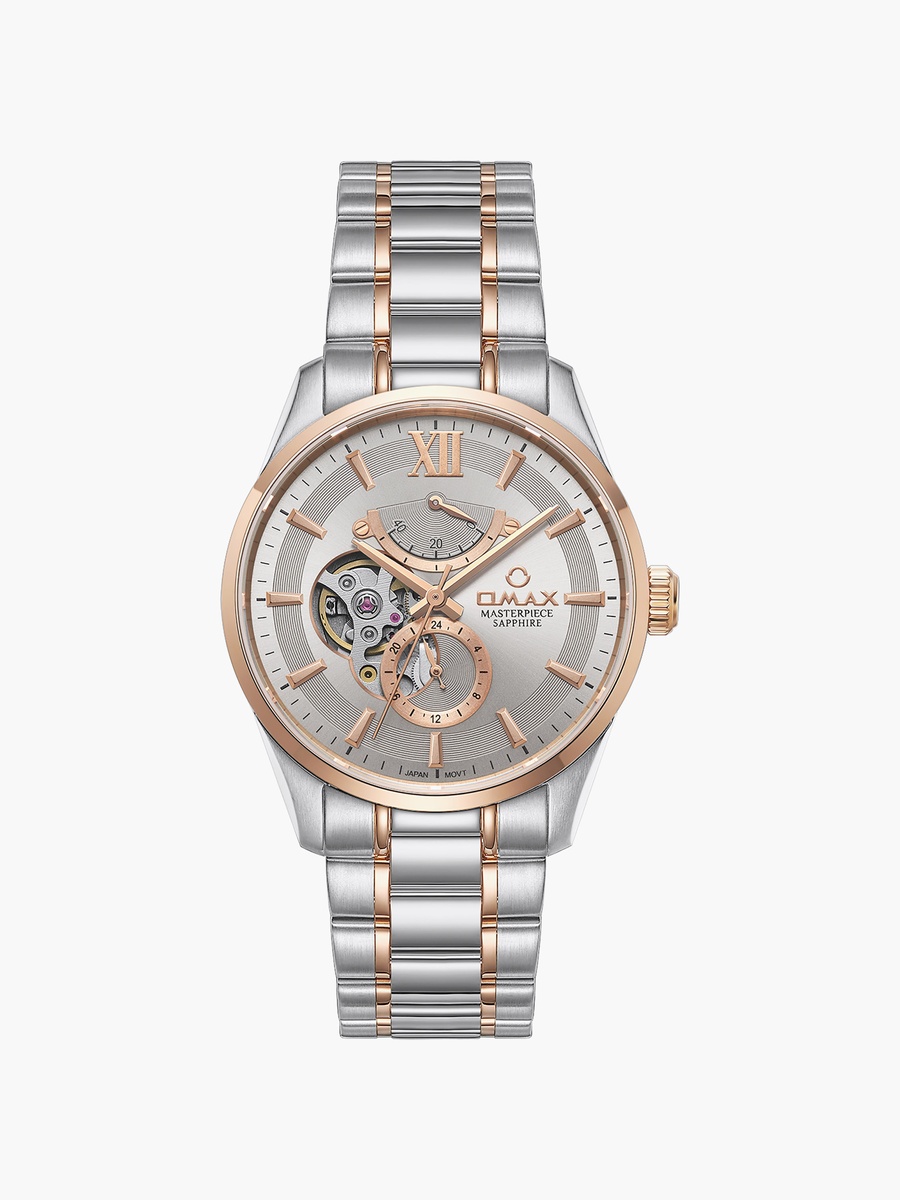 Men Automatic Round 40 MM Butterfly Buckle Watch