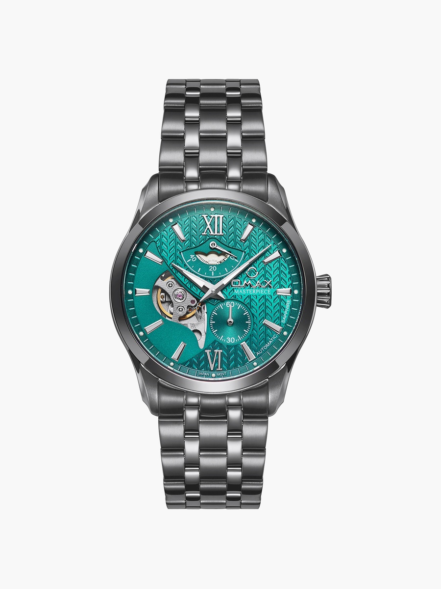 Men Automatic Round 40 MM Butterfly Buckle Watch