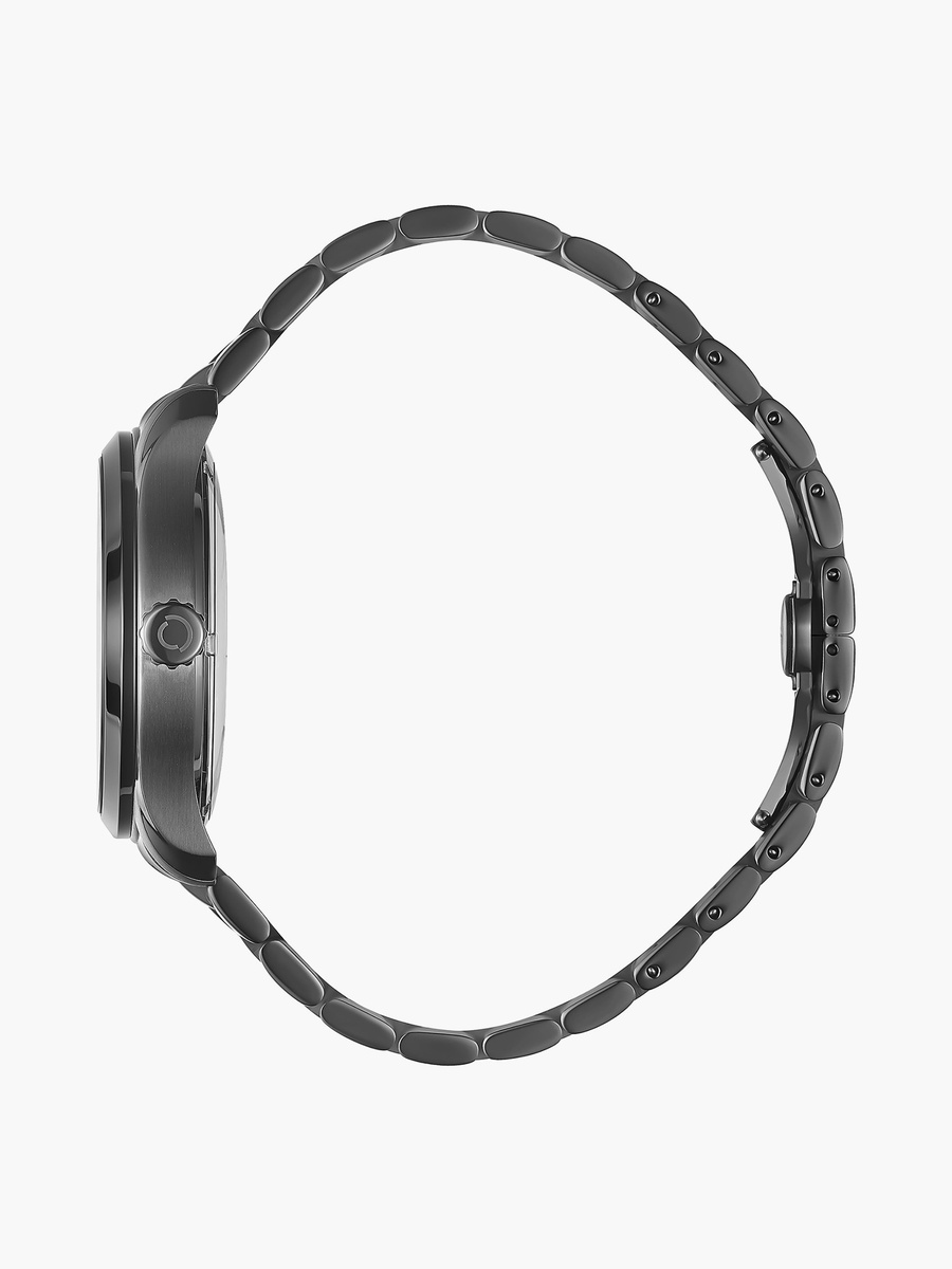 Men Automatic Round 40 MM Butterfly Buckle Watch
