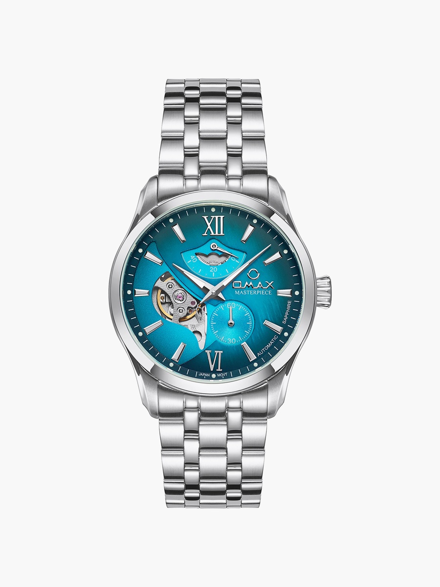 Men Automatic Round 40 MM Butterfly Buckle Watch