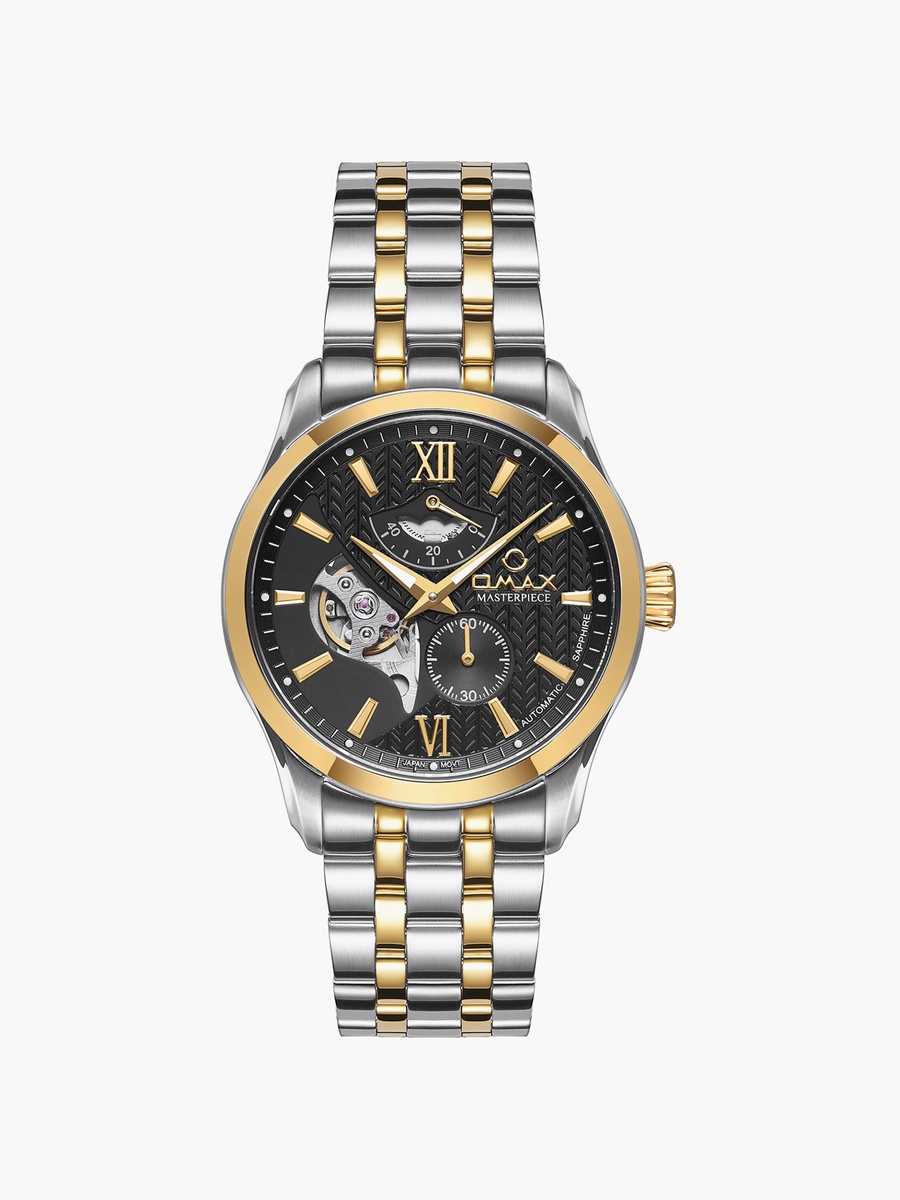 Men Automatic Round 40 MM Butterfly Buckle Watch