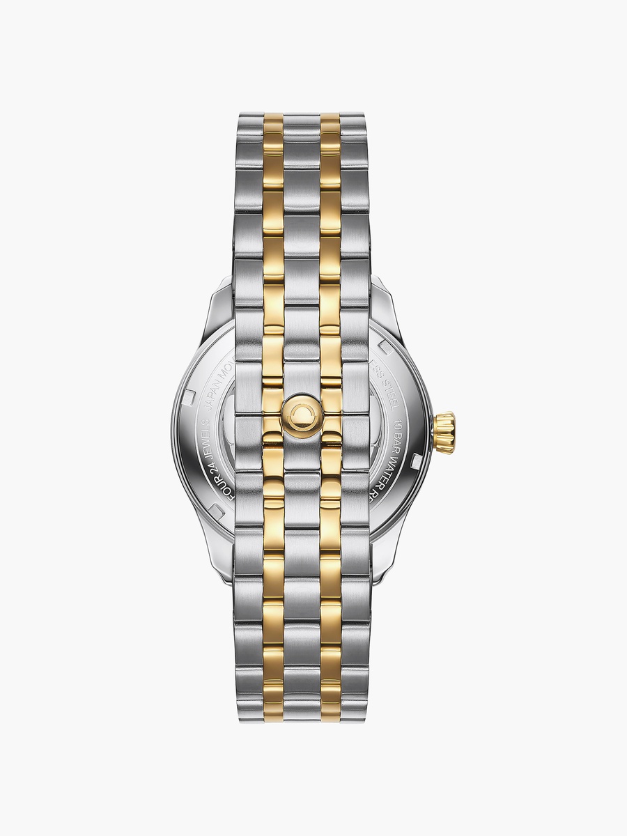 Men Automatic Round 40 MM Butterfly Buckle Watch