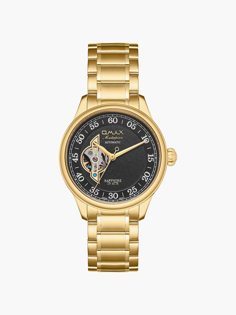 Men Automatic Round 40 MM Butterfly Buckle Watch