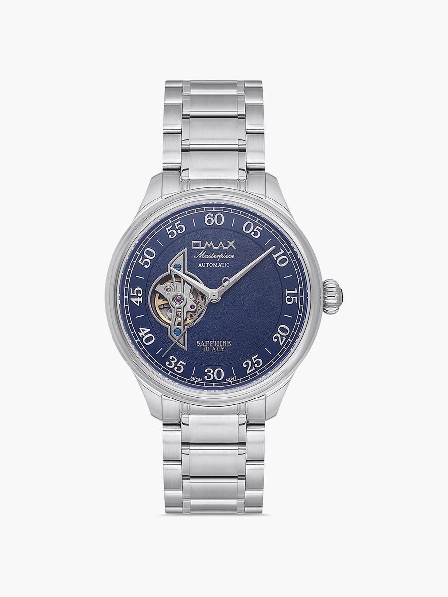 Men Automatic Round 40 MM Butterfly Buckle Watch