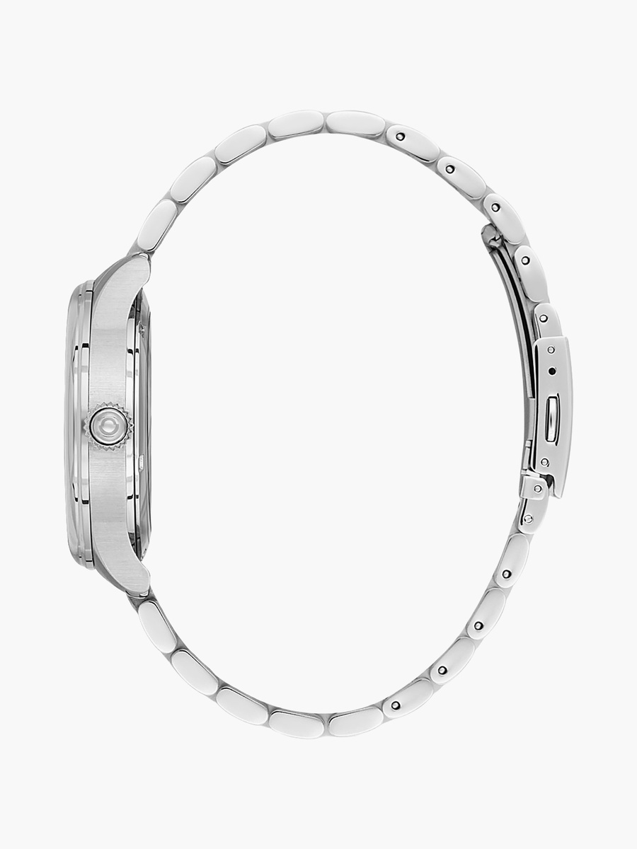 Men Automatic Round 40 MM Butterfly Buckle Watch
