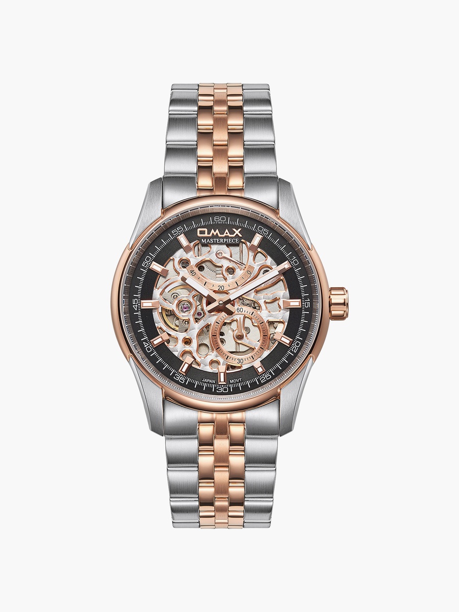 Men Automatic Round 40 MM Butterfly Buckle Watch