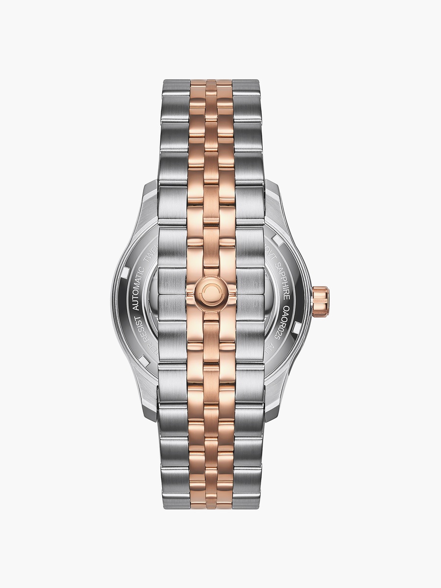 Men Automatic Round 40 MM Butterfly Buckle Watch