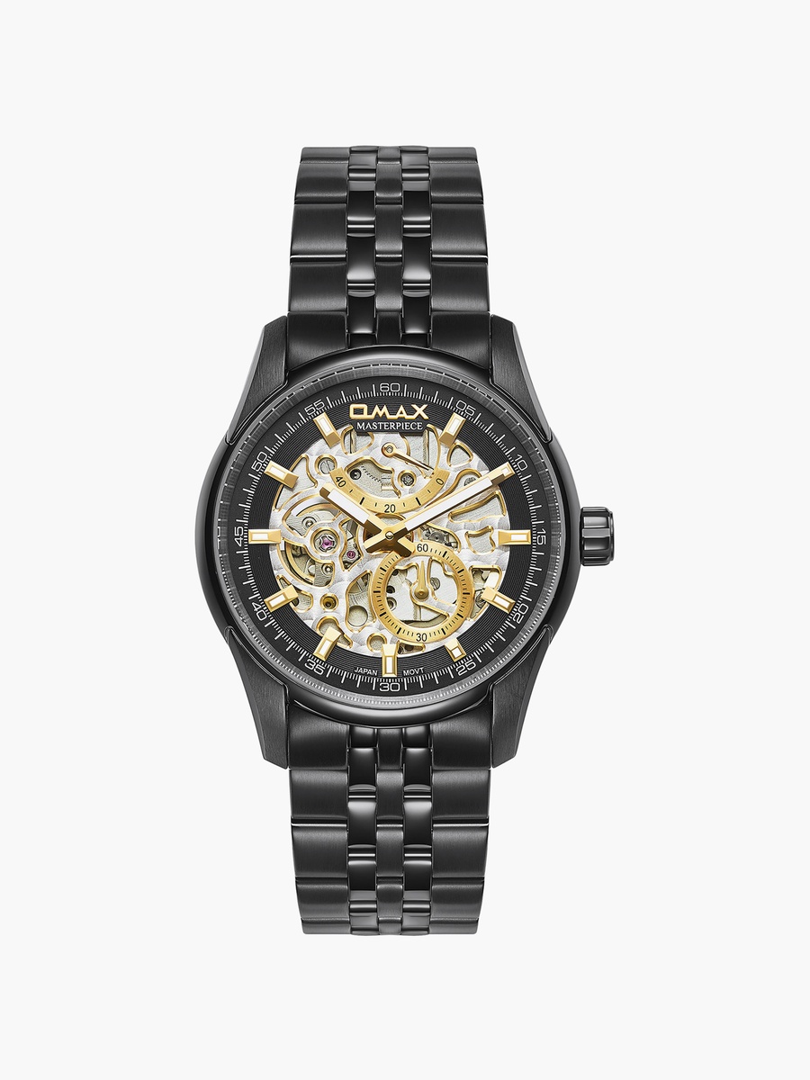 Men Automatic Round 40 MM Butterfly Buckle Watch