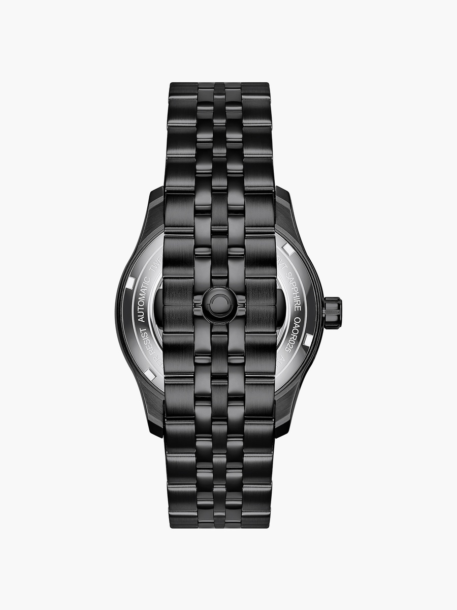 Men Automatic Round 40 MM Butterfly Buckle Watch