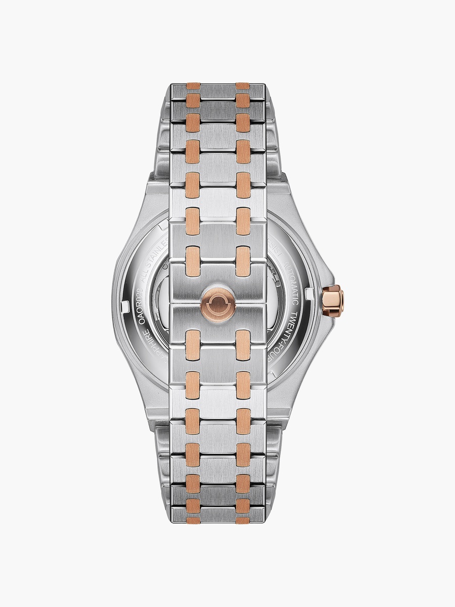 Men Automatic Round 40 MM Butterfly Buckle Watch