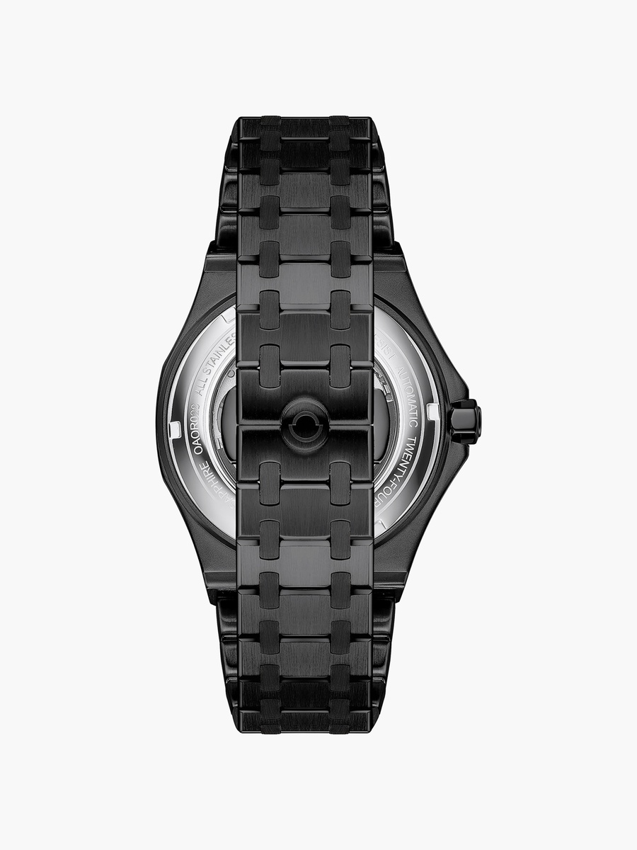 Men Automatic Round 40 MM Butterfly Buckle Watch