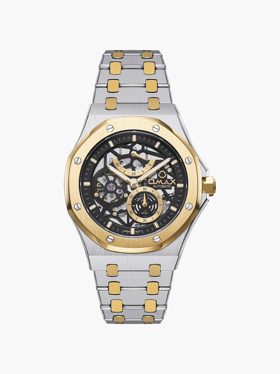 Men Automatic Round 40 MM Butterfly Buckle Watch