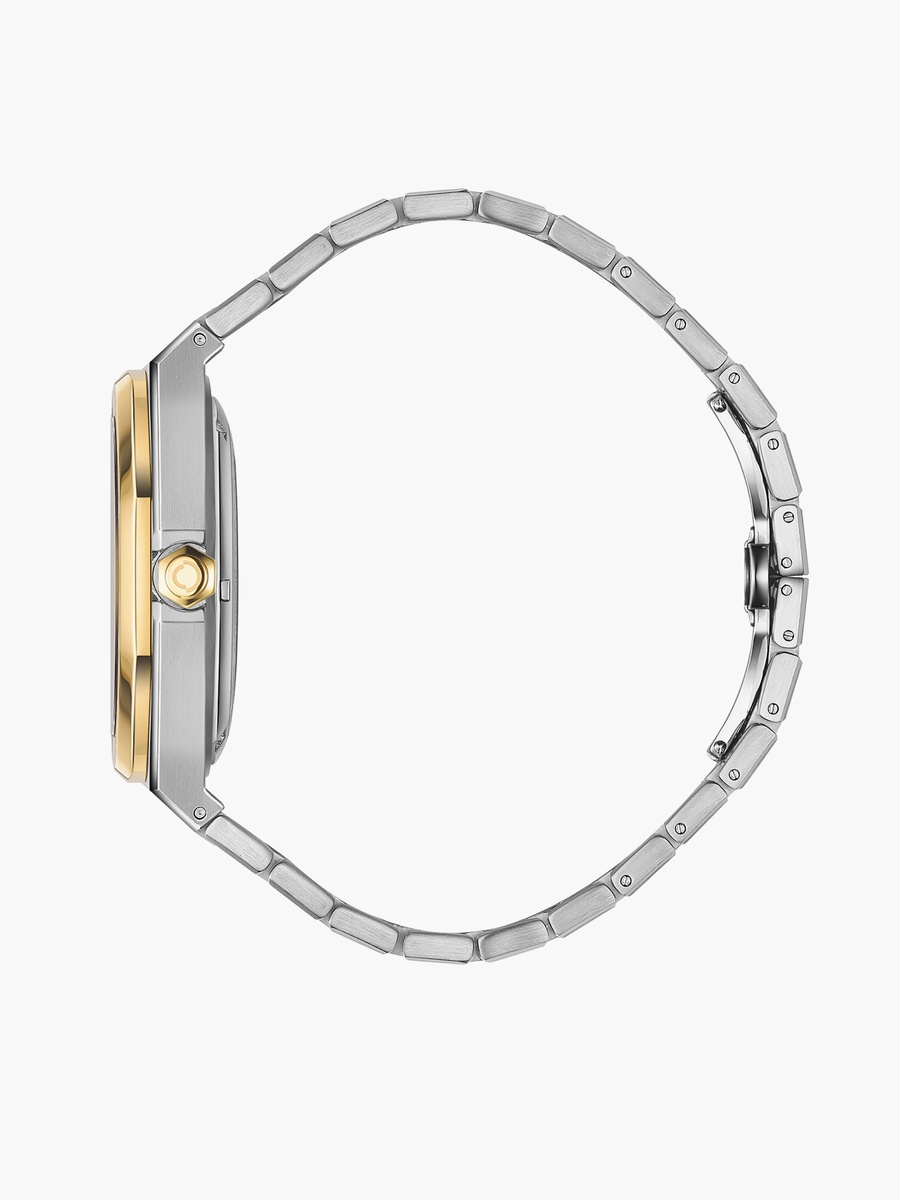 Men Automatic Round 40 MM Butterfly Buckle Watch