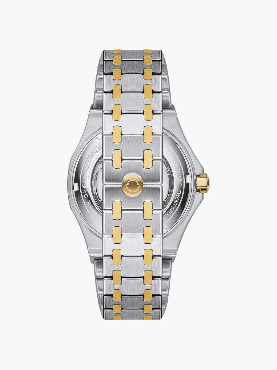 Men Automatic Round 40 MM Butterfly Buckle Watch