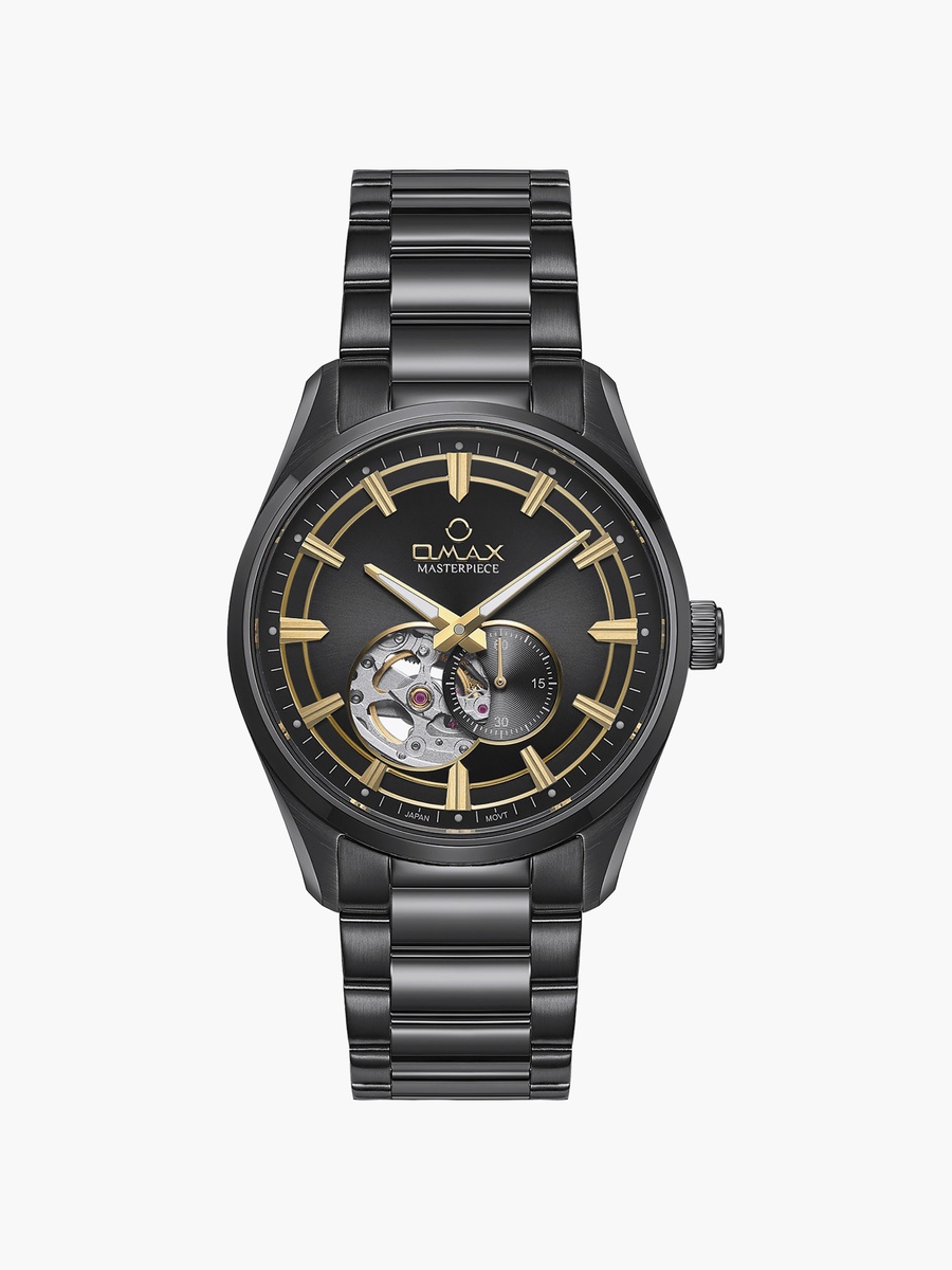 Men Automatic Round 40 MM Butterfly Buckle Watch