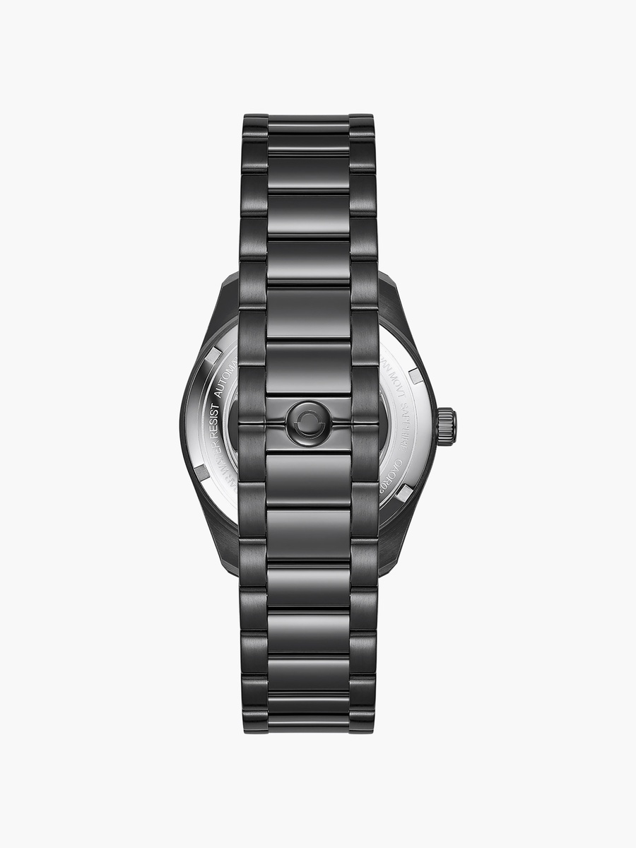 Men Automatic Round 40 MM Butterfly Buckle Watch