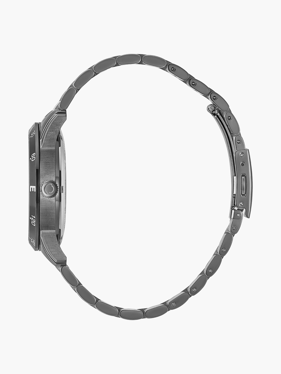 Men Automatic Round 40 MM Butterfly Buckle Watch