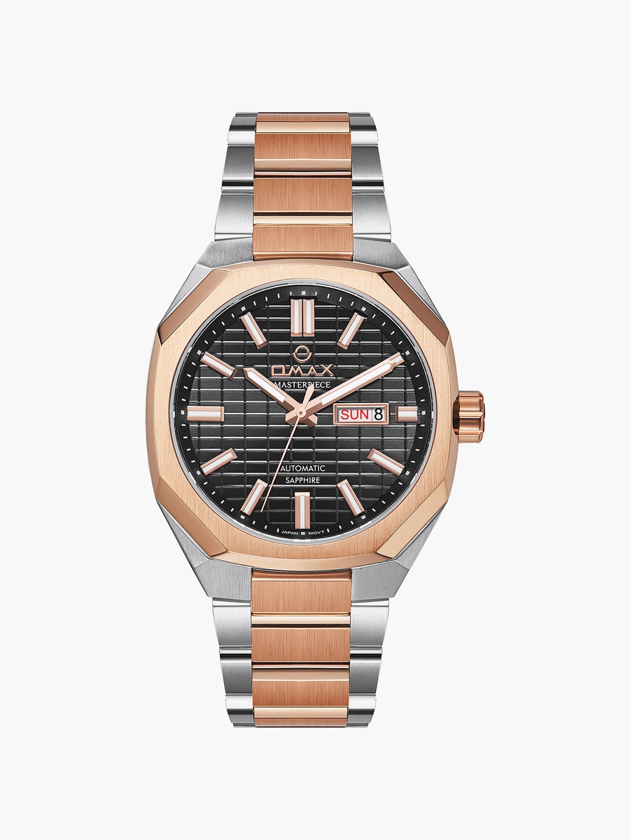 Men Automatic Round 40 MM Butterfly Buckle Watch