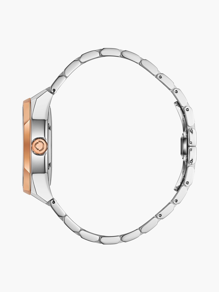 Men Automatic Round 40 MM Butterfly Buckle Watch