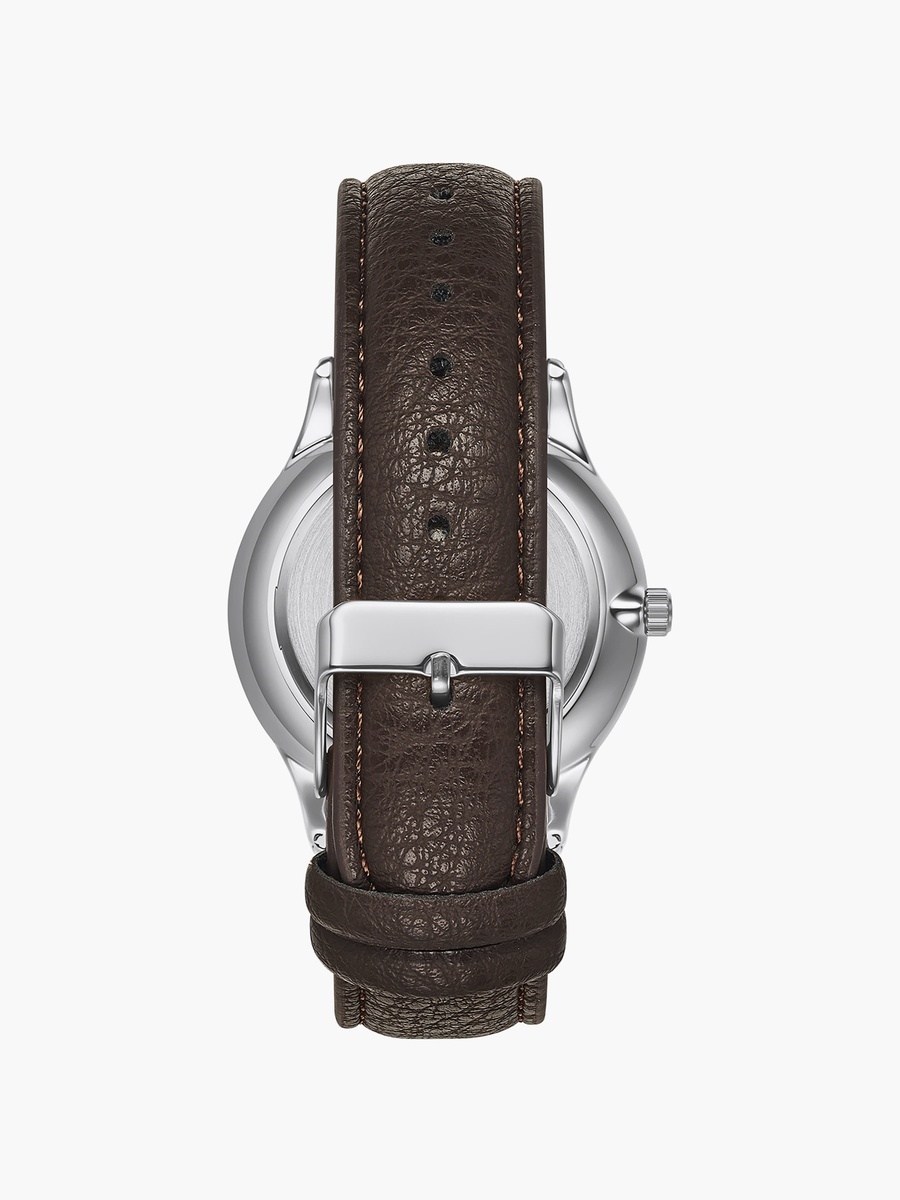 Men Red Round 41 MM Analog Watch