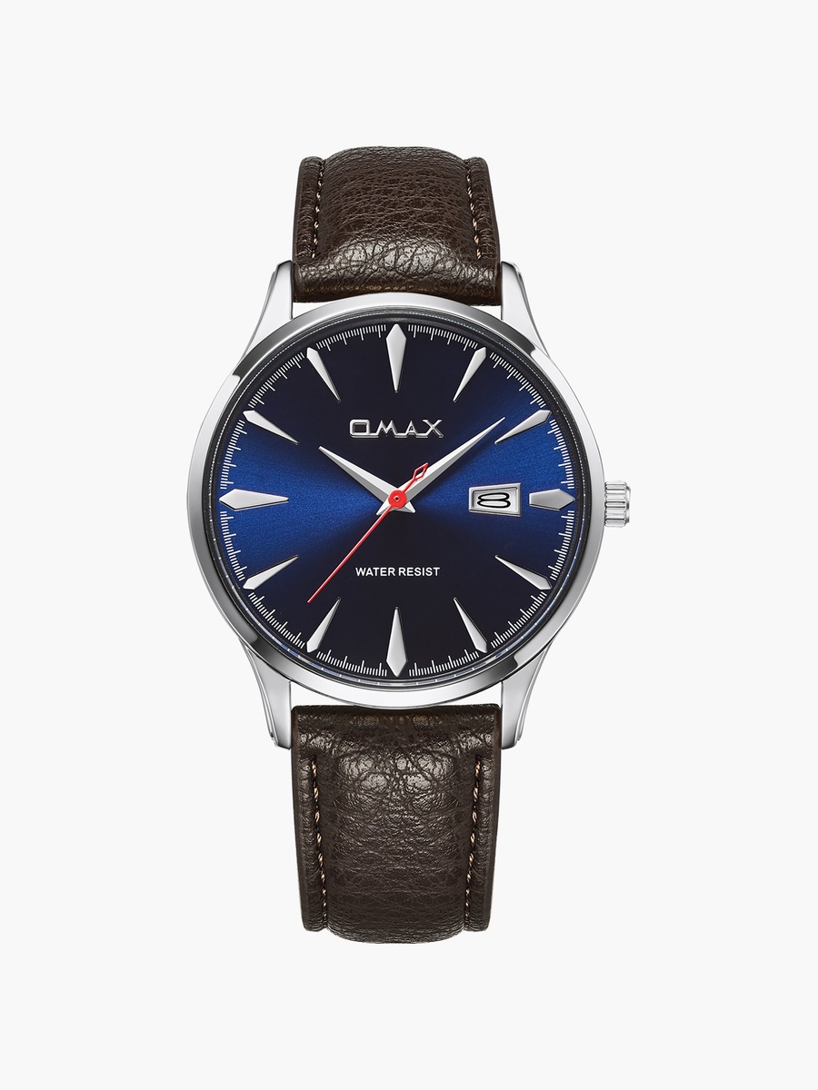 Men Blue Round 41 MM Analog Watch