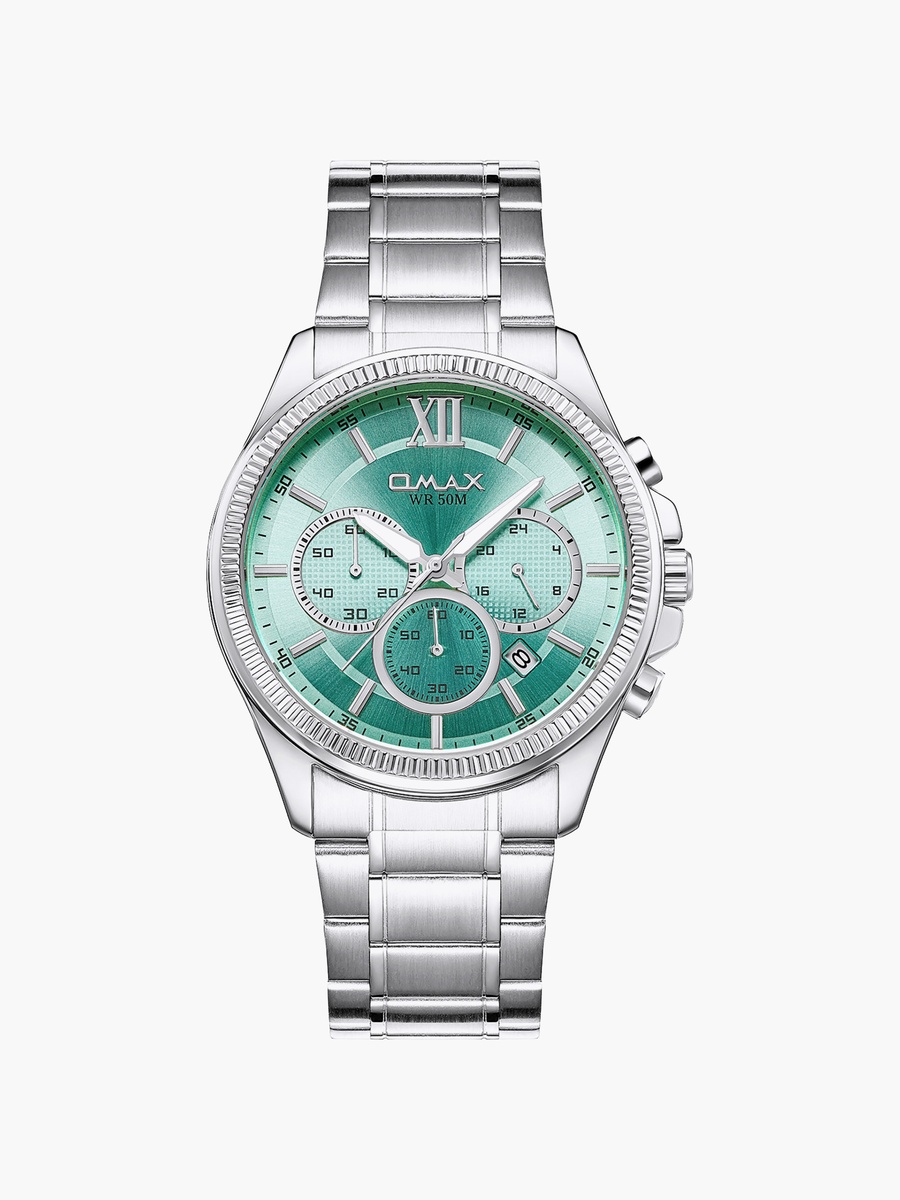 Men Blue Round 42 MM Analog Watch
