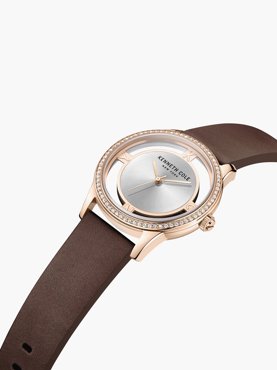Modern Classic Leather Strap Analog Watch