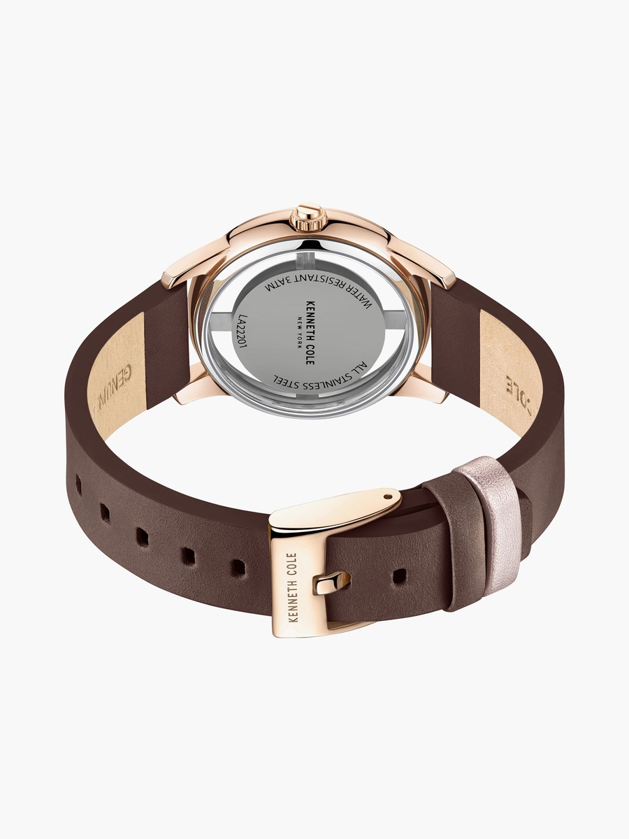 Modern Classic Leather Strap Analog Watch