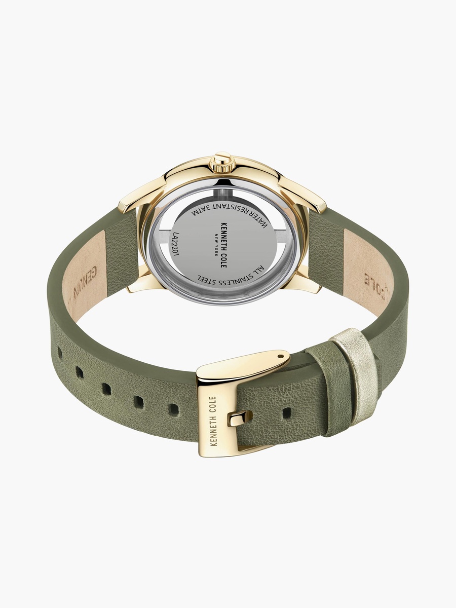 Modern Classic Leather Strap Analog Watch