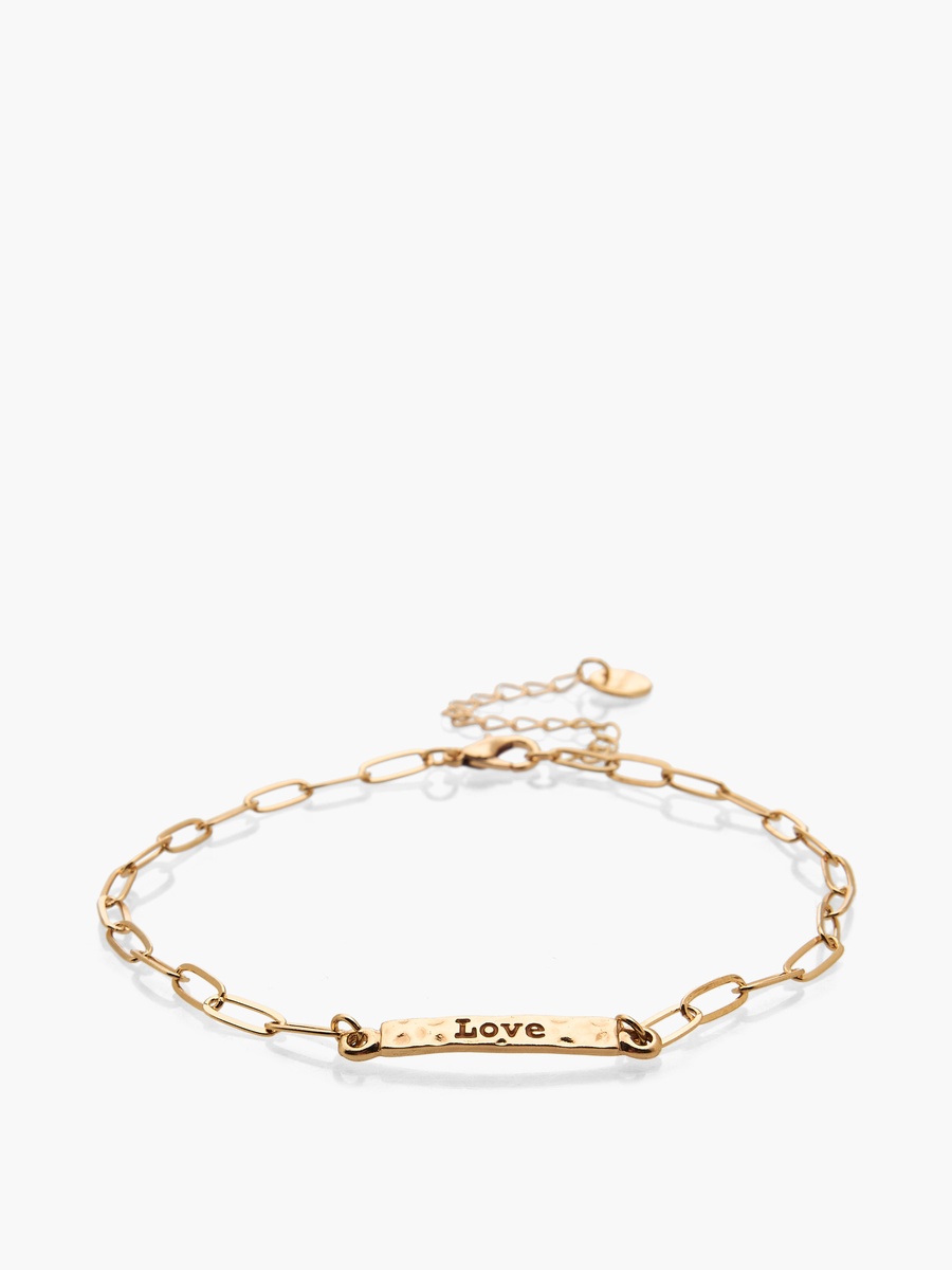 Pack of 5 Gold Tone Chain Style Anklet