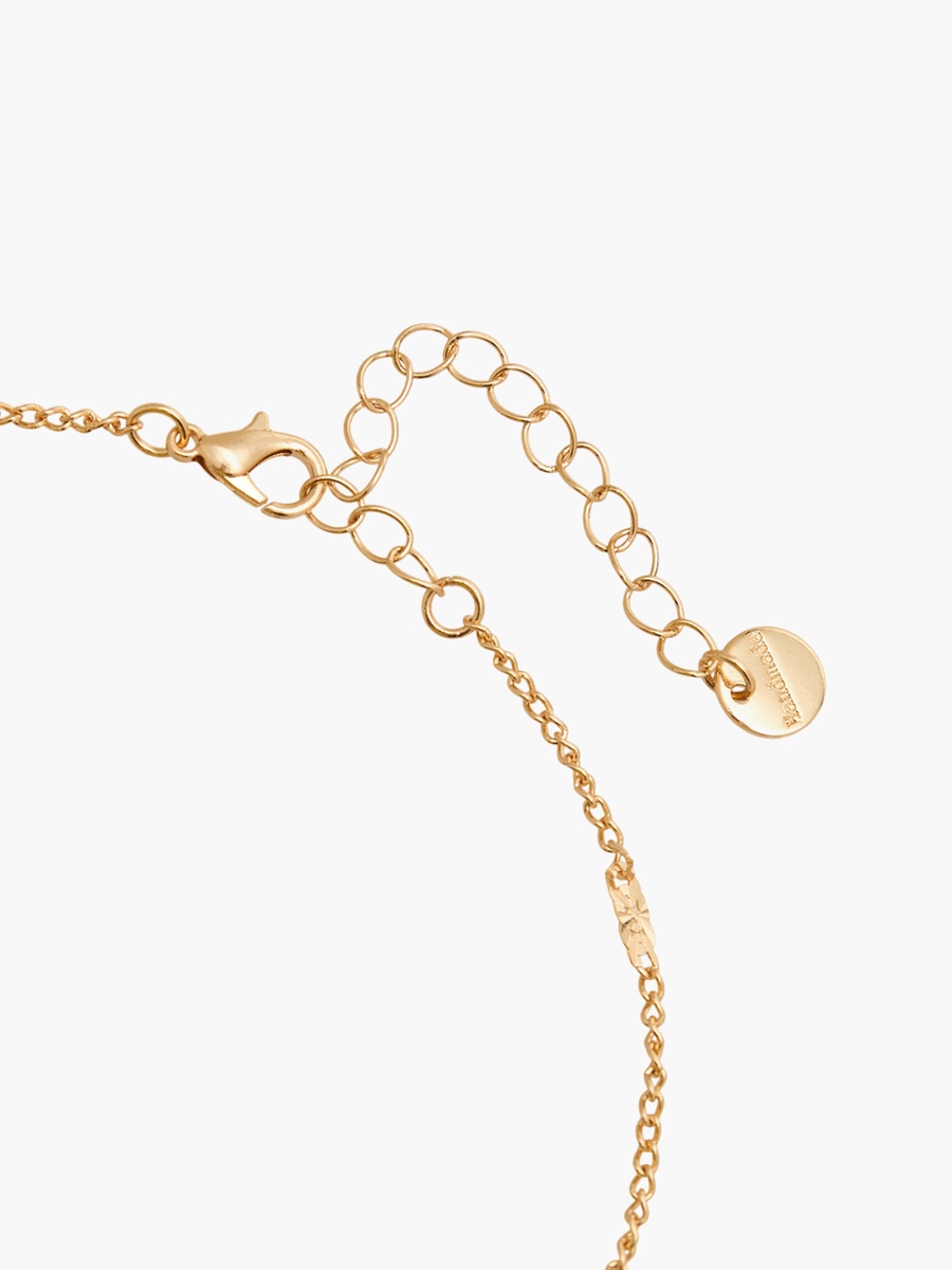 Gold Tone Star Design Anklet
