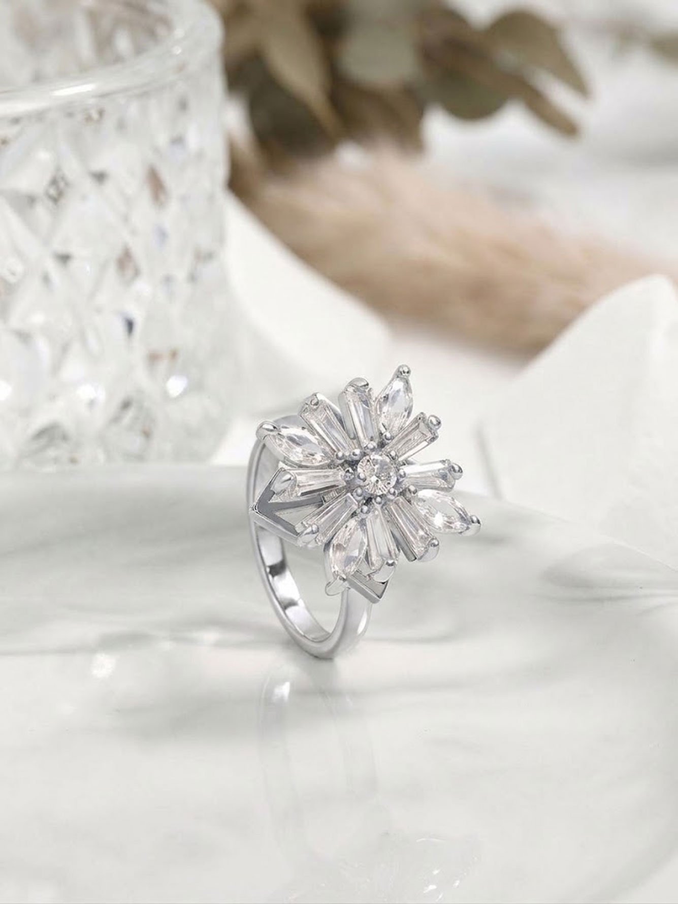 خاتم سادة فضي