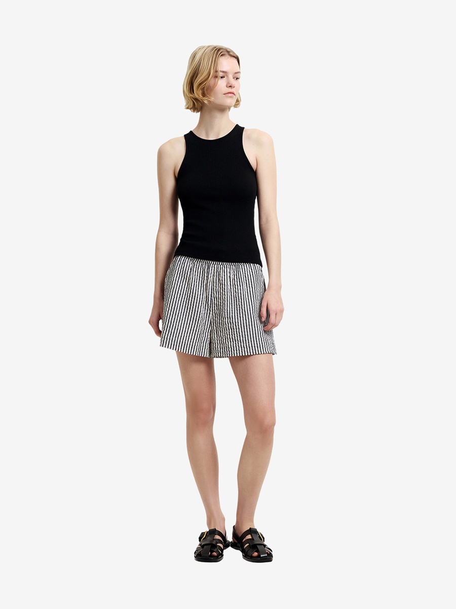 Seersucker Stripe Shorts