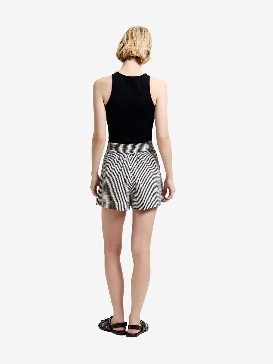 Seersucker Stripe Shorts