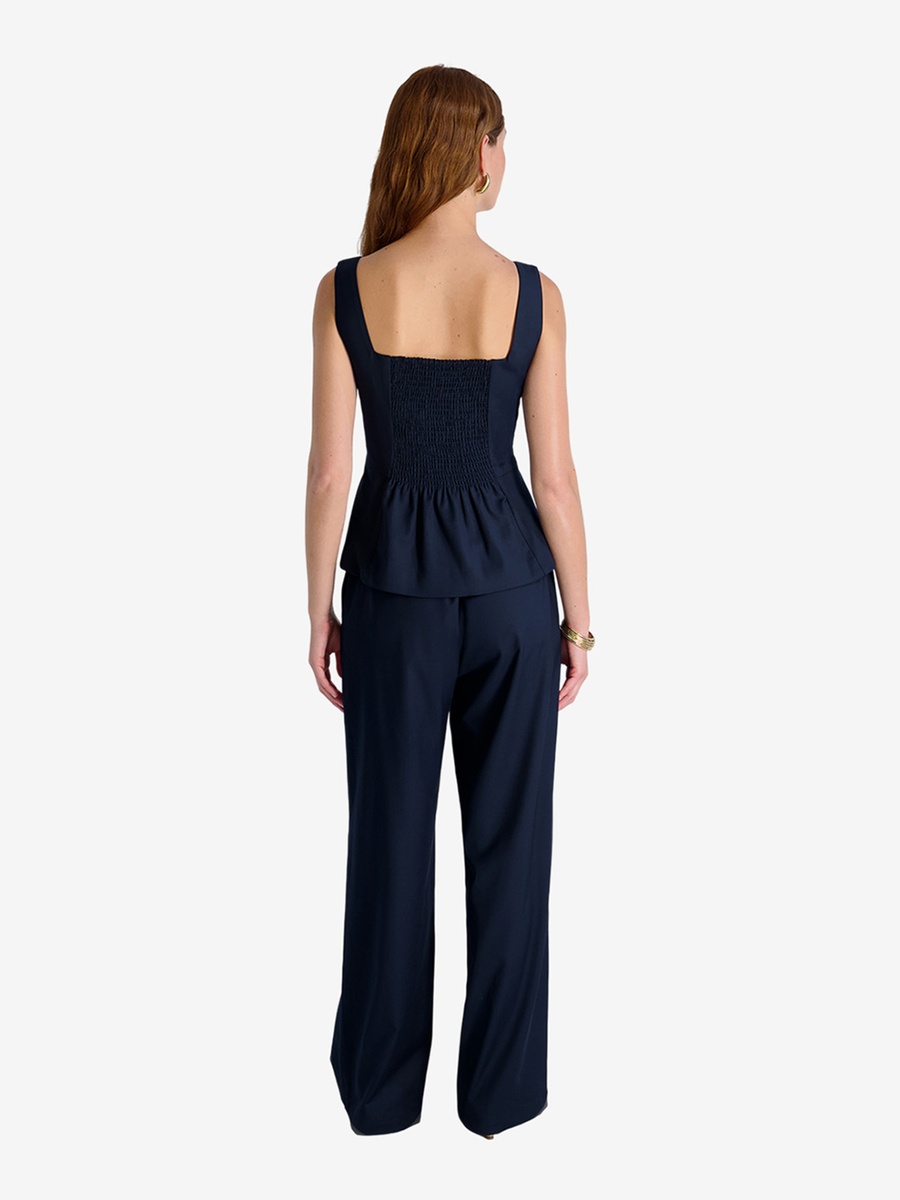 Navy Blue Sleeveless Waistcoat