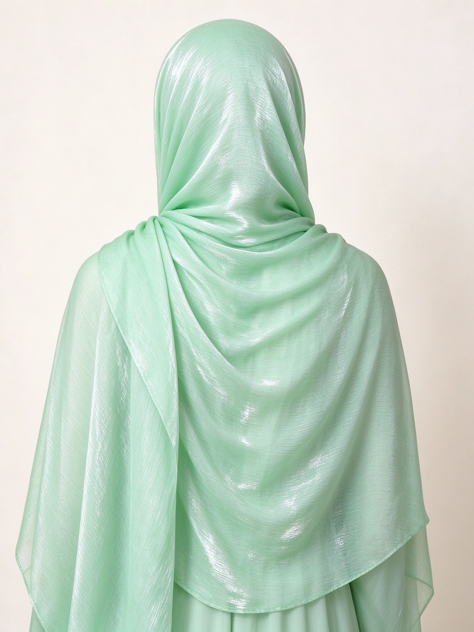 حجاب سادة أخضر