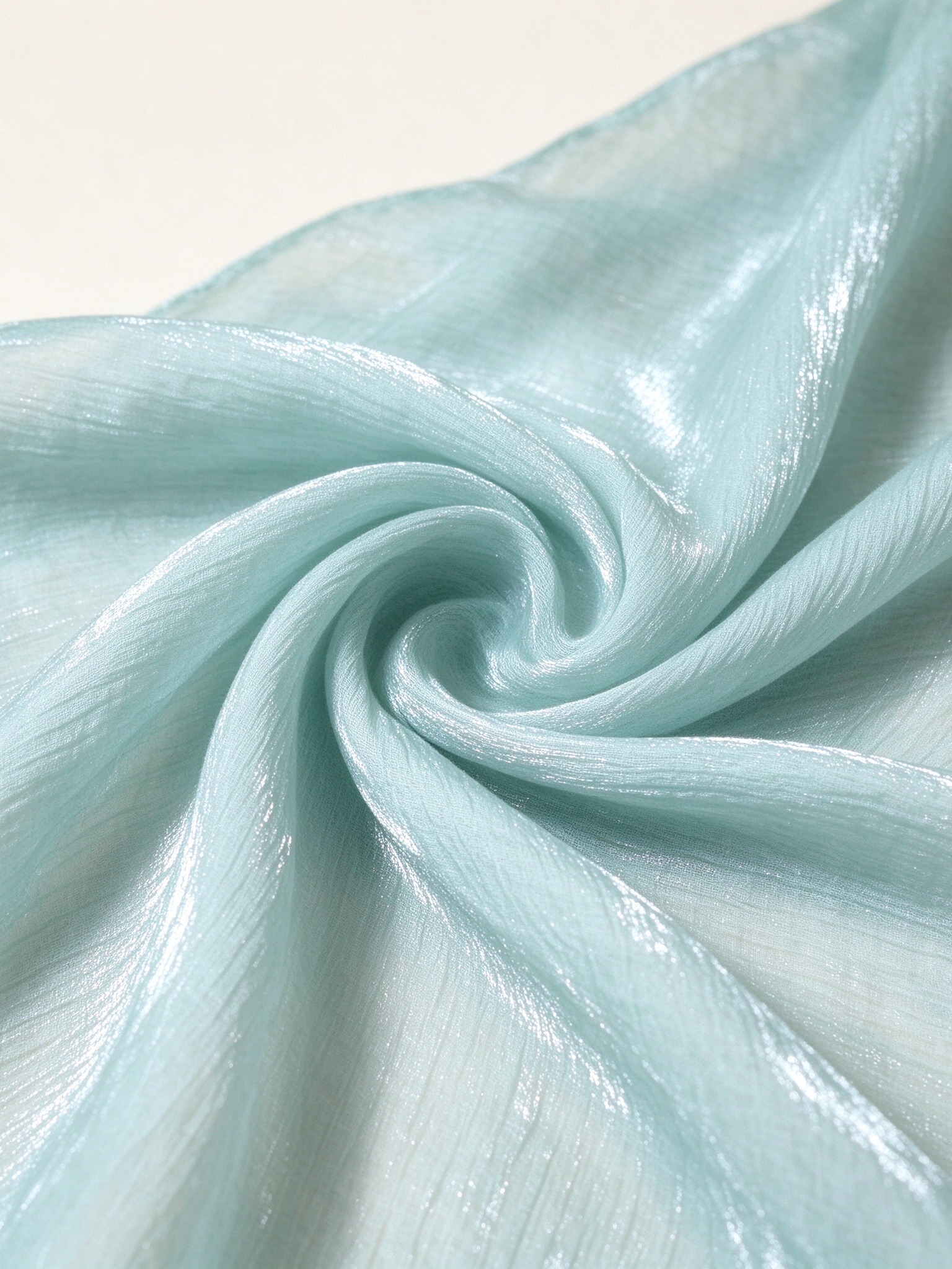 Light Blue Solid Hijab