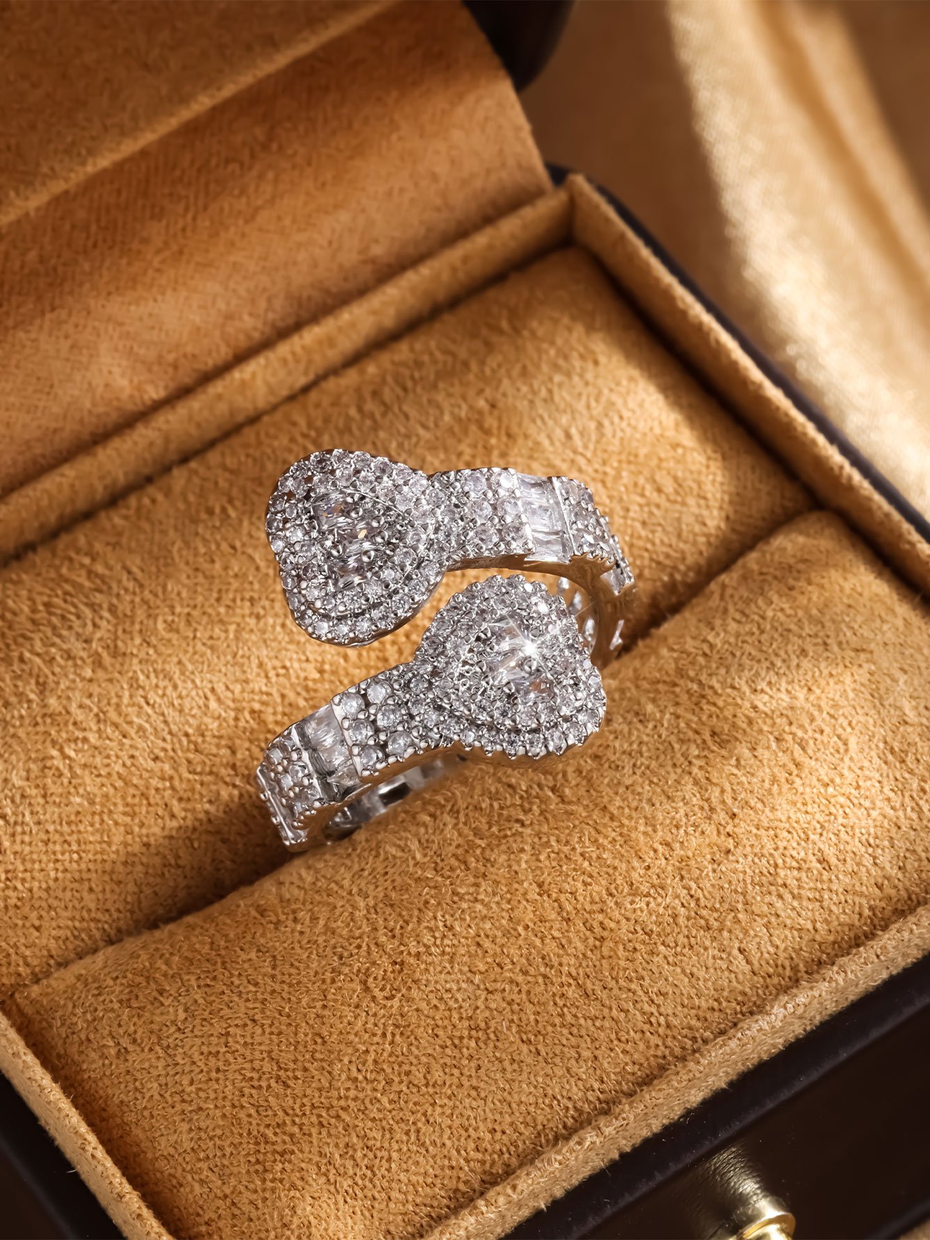 Silver Crystal Ring