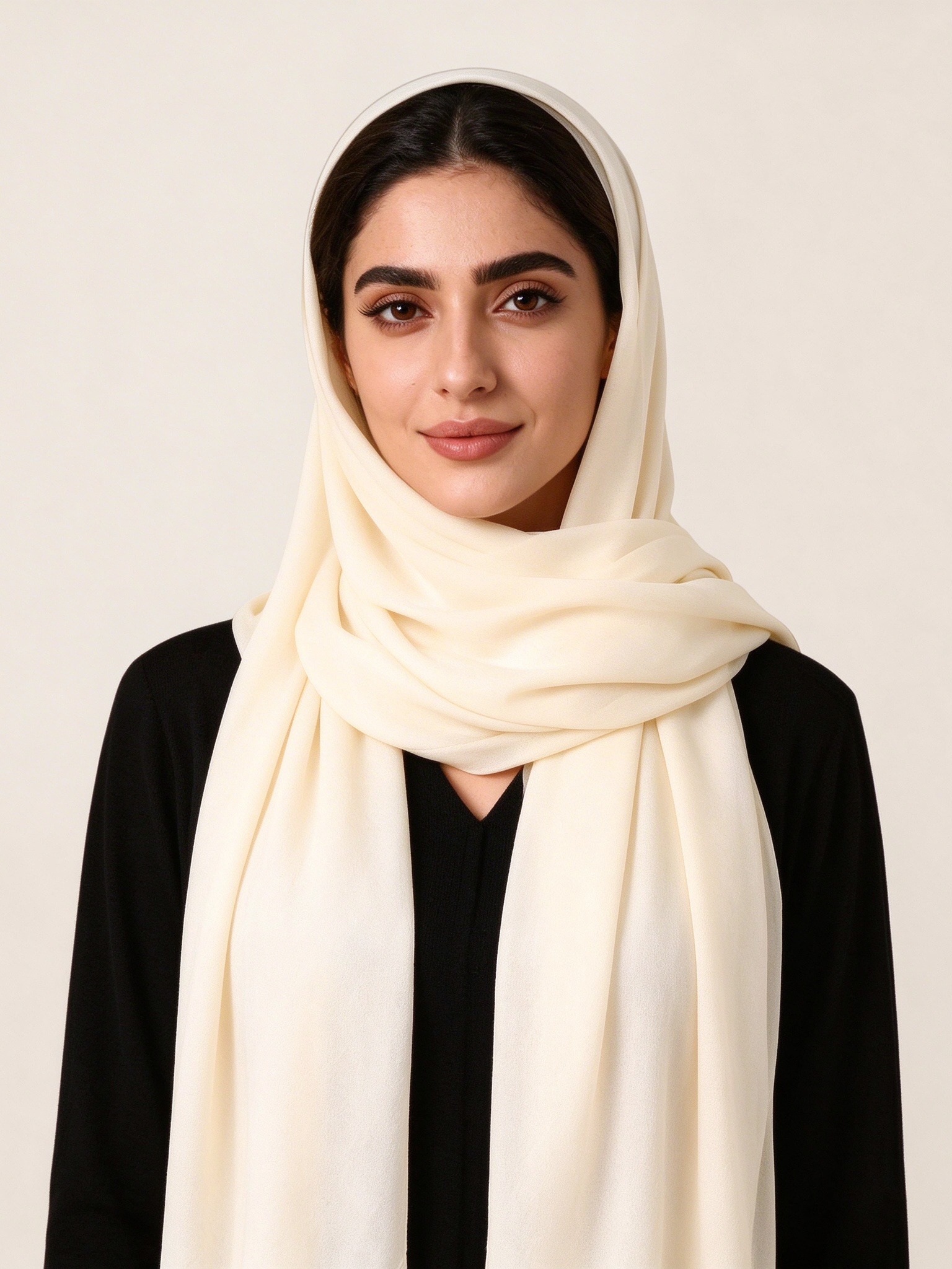 حجاب سادة كريمي