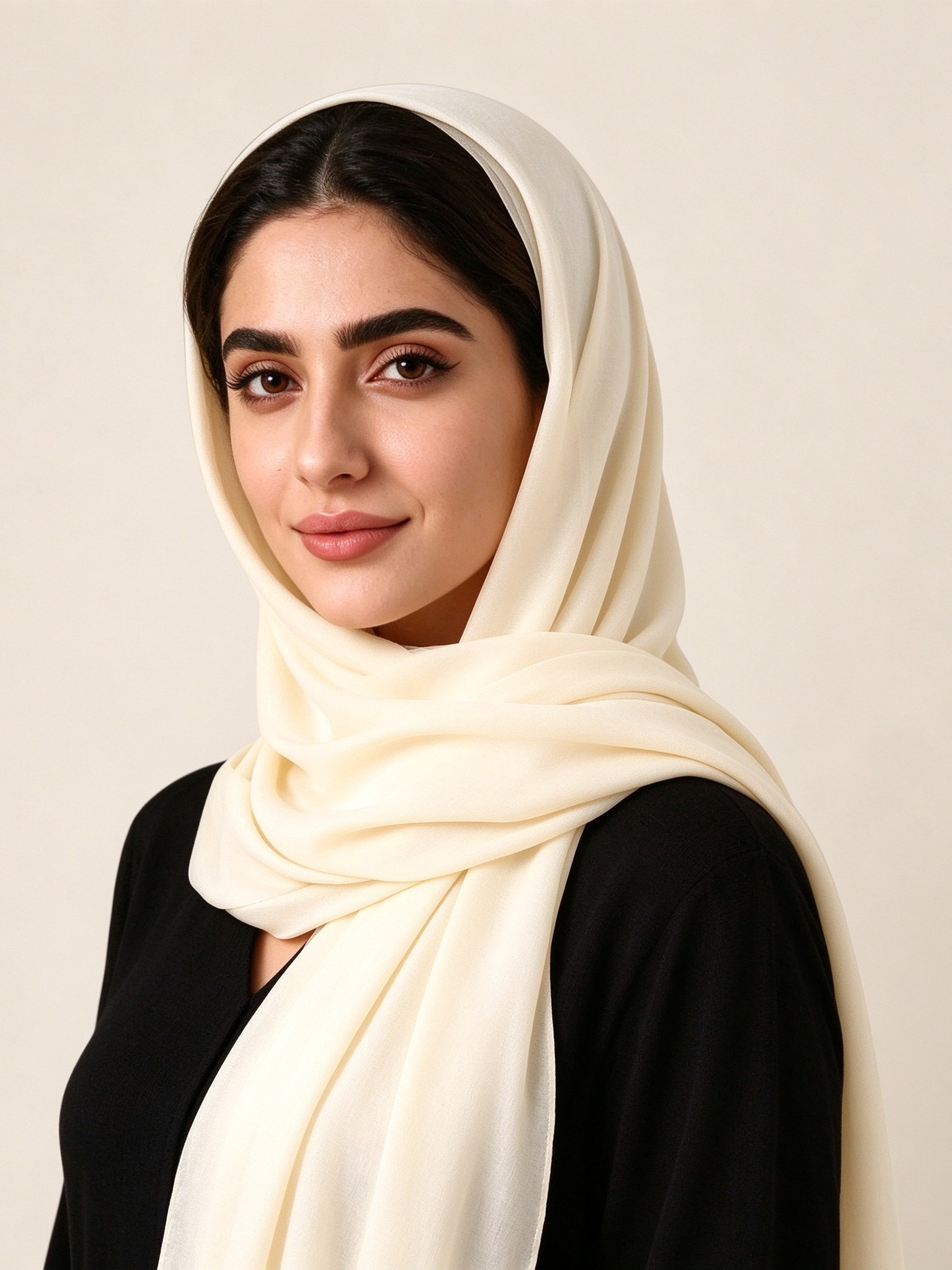حجاب سادة كريمي