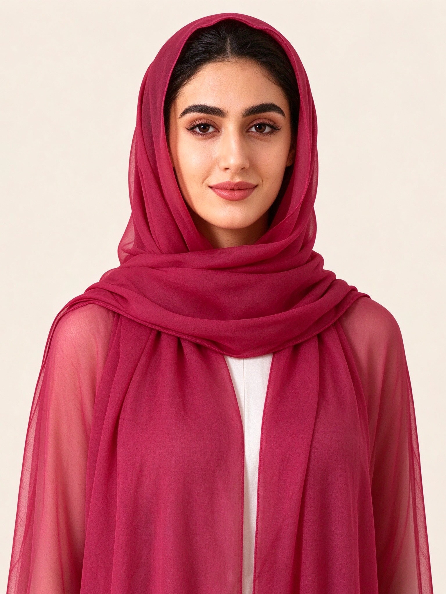 حجاب سادة ماجنتا