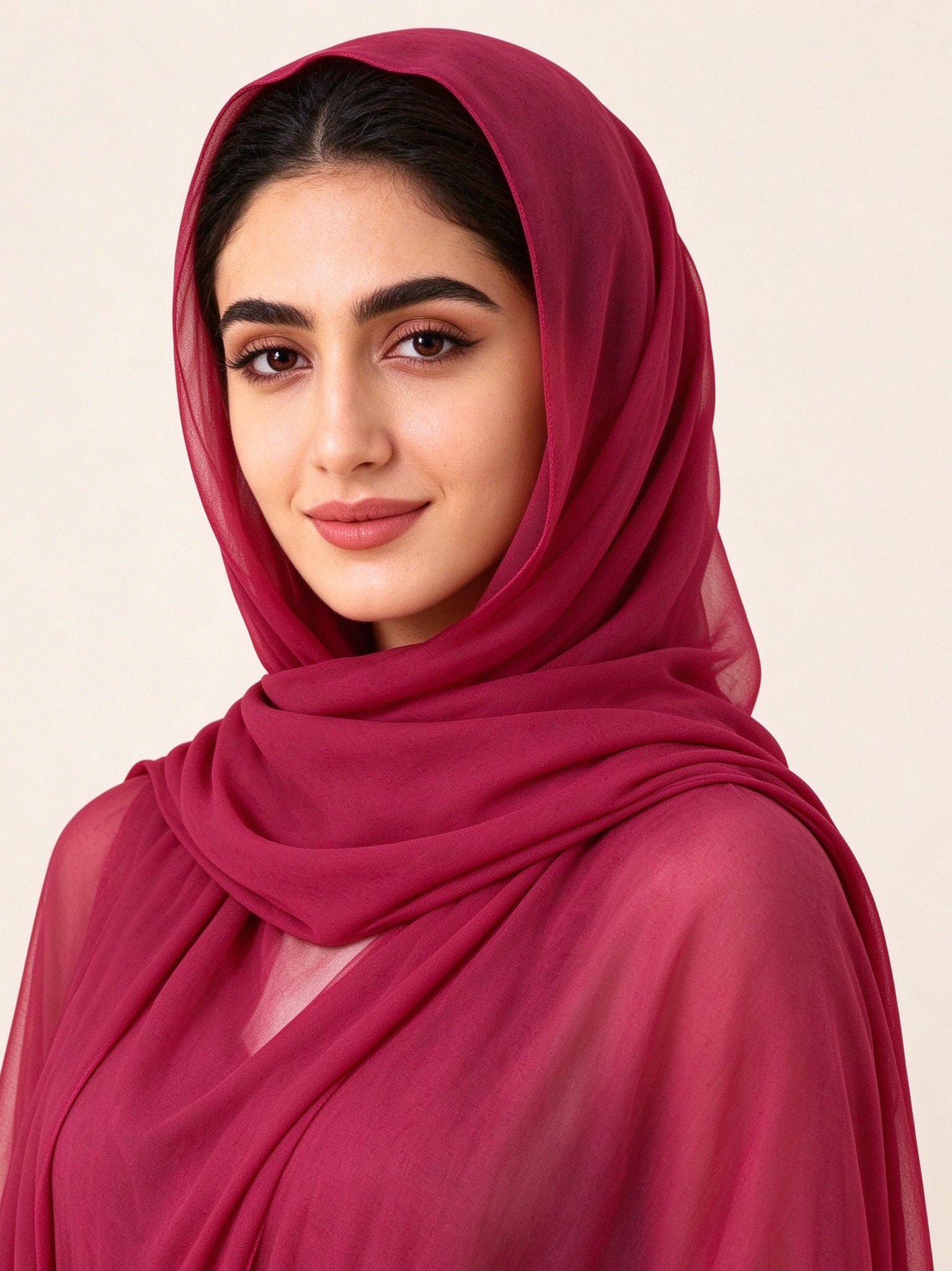 حجاب سادة ماجنتا