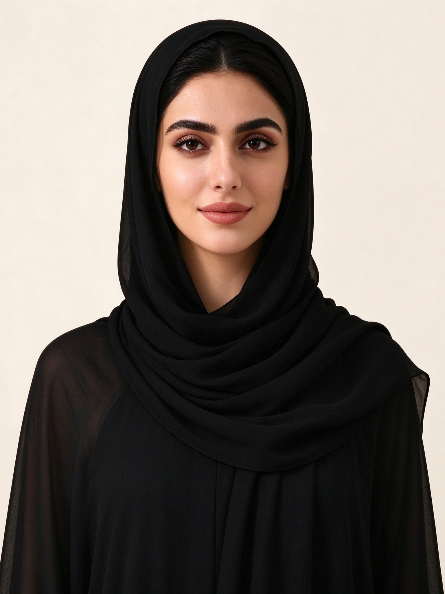 حجاب سادة أسود