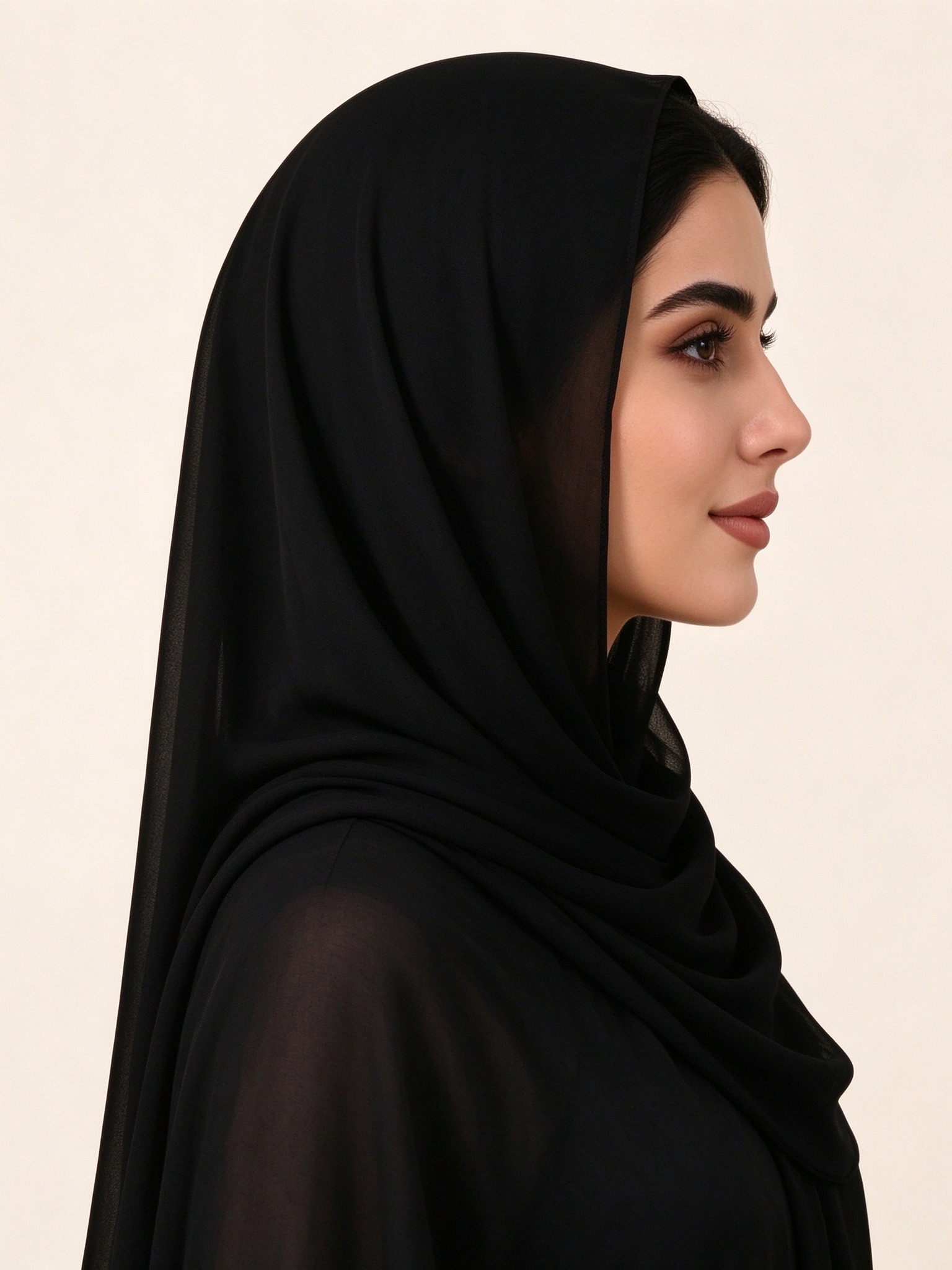 حجاب سادة أسود