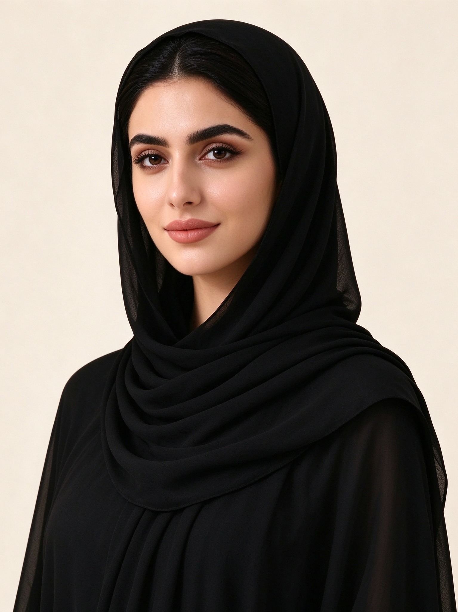 حجاب سادة أسود